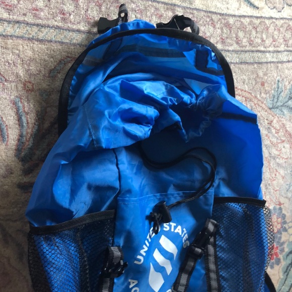 USAS United States Aquatic Sports nylon backpack knapsack book bag - Picture 13 of 16